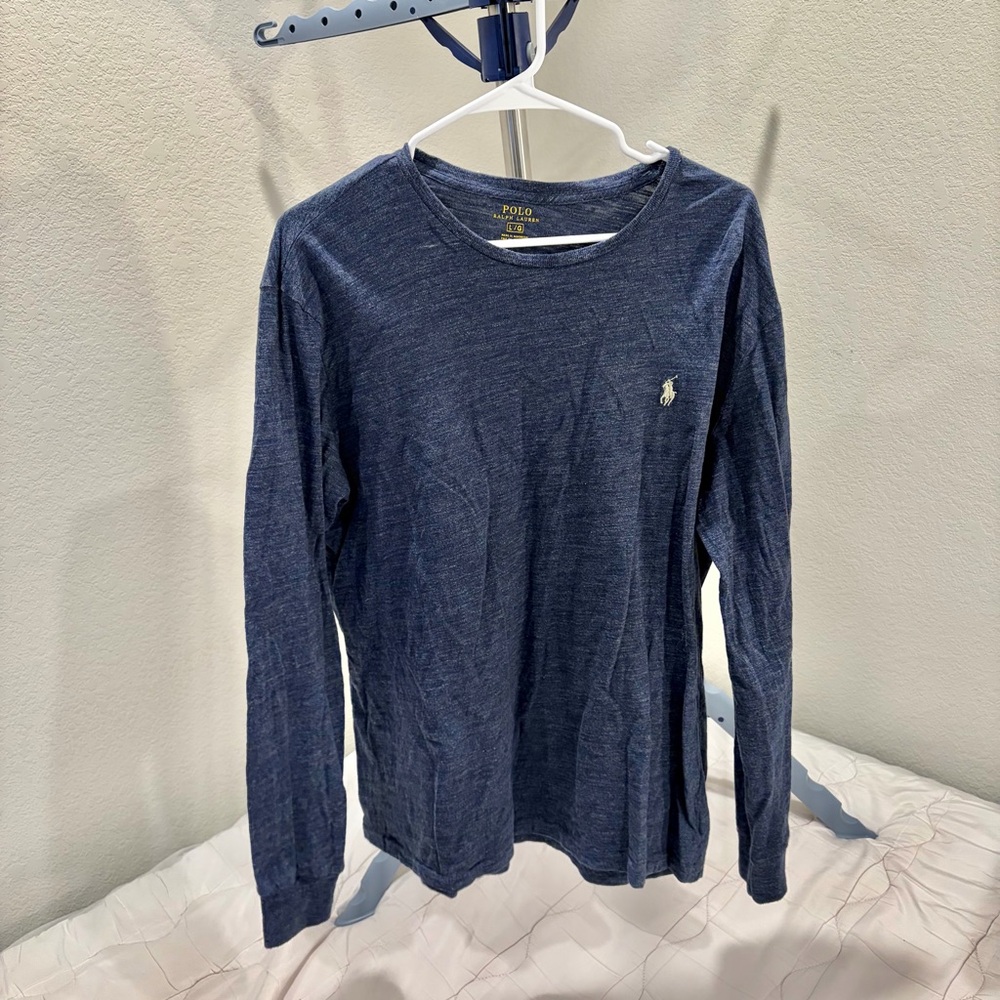 Polo by Ralph Lauren Heathered Blue Tee